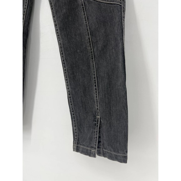 Etoile Isabel Marant Gray Seamed Slit Front Jeans - Picture 6 of 13